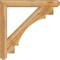 Ekena Millwork Merced Craftsman Rough Sawn Bracket, Western Red Cedar, 4"W x 36"D x 36"H BKT04X36X36MRC04RWR - alternate 3
